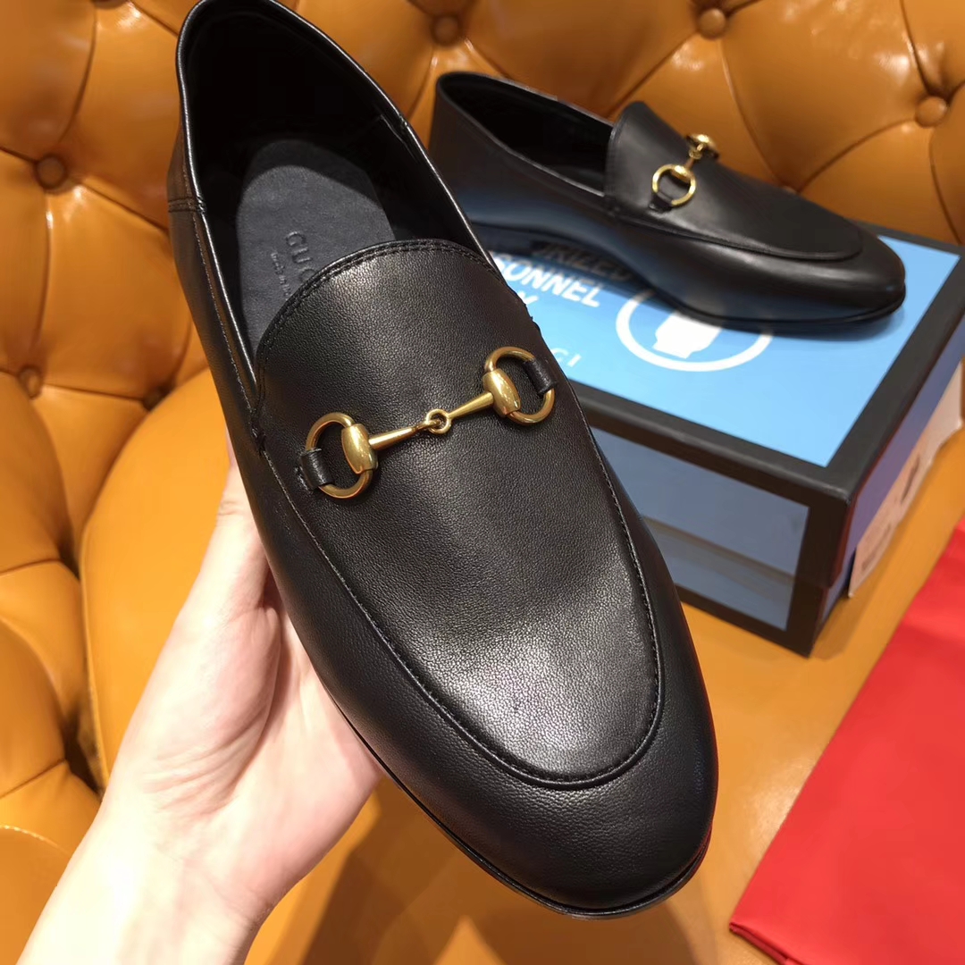 Gucci White Princetown Leather Mules