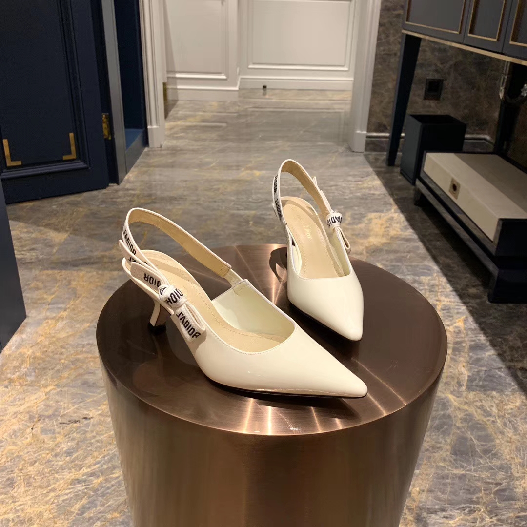 Dior J'adior Slingback Pump White