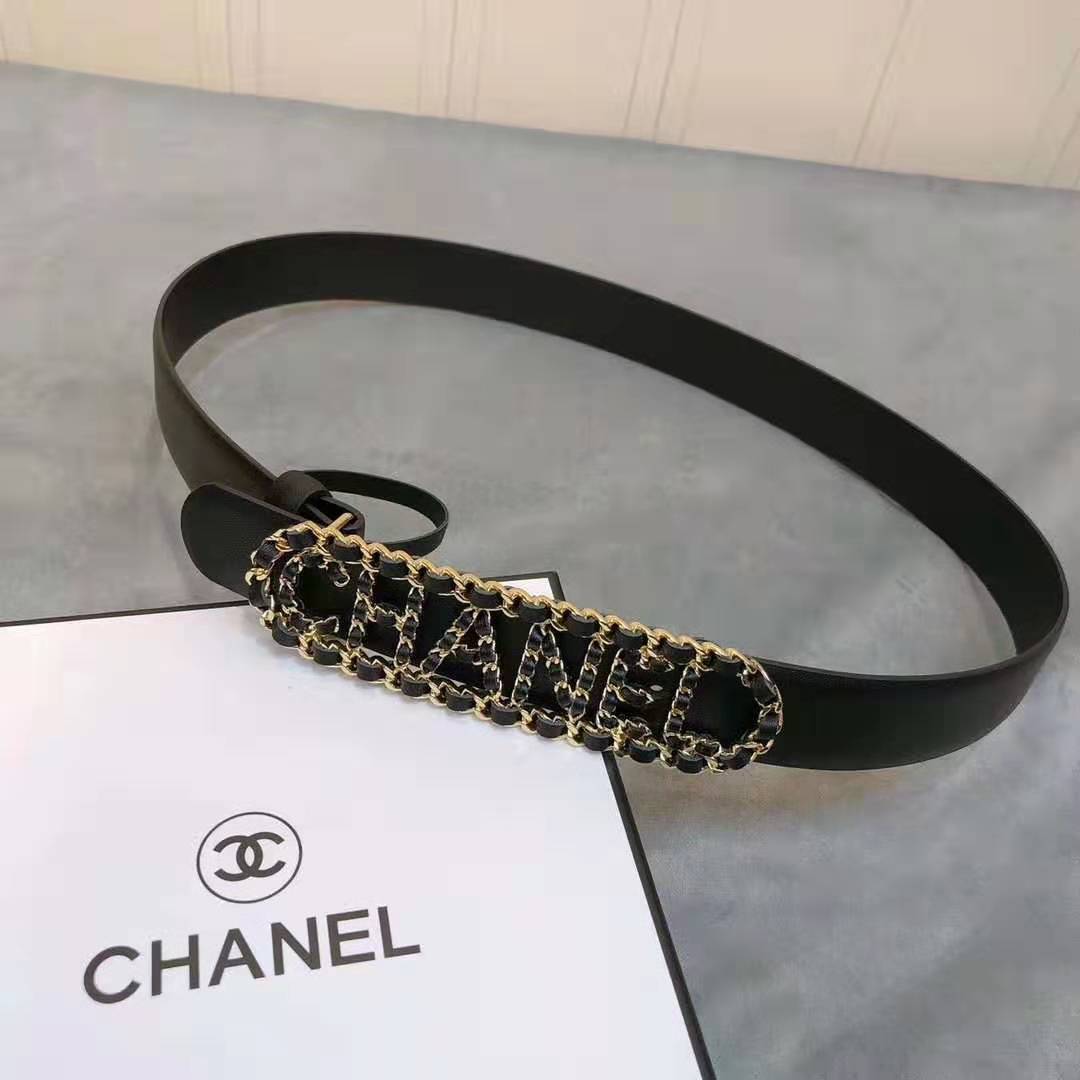 Chanel Leather Belt