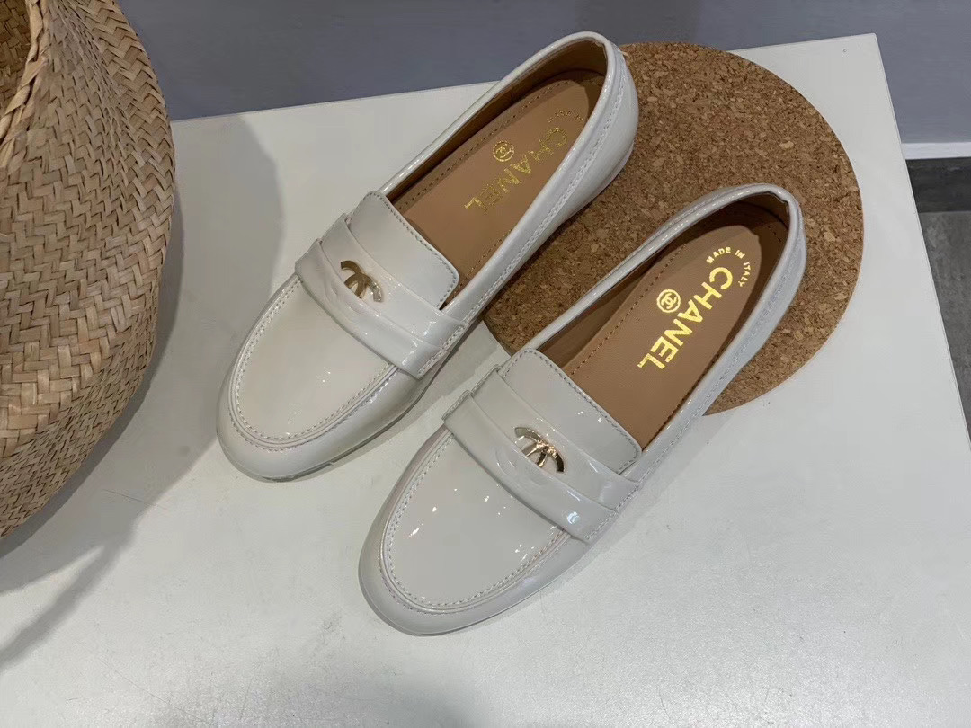 Chanel Loafers Patent Calfskin