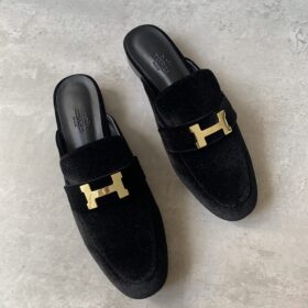 Hermes Trocadero Velvet Mule Hermes Trocadero Velvet Mule