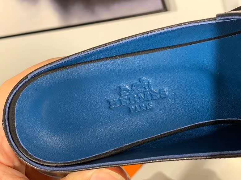 Hermes Trocadero Mule Noir Hermes Trocadero Mule Noir