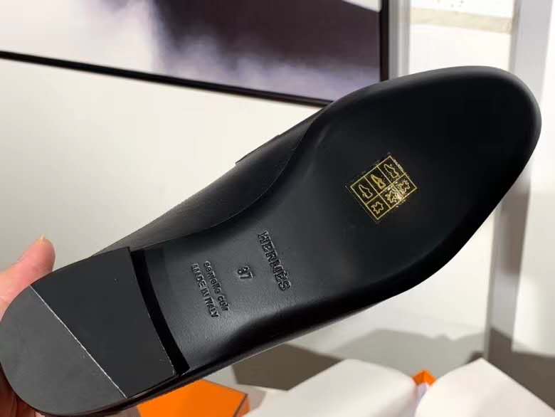 Hermes Trocadero Mule Noir Hermes Trocadero Mule Noir