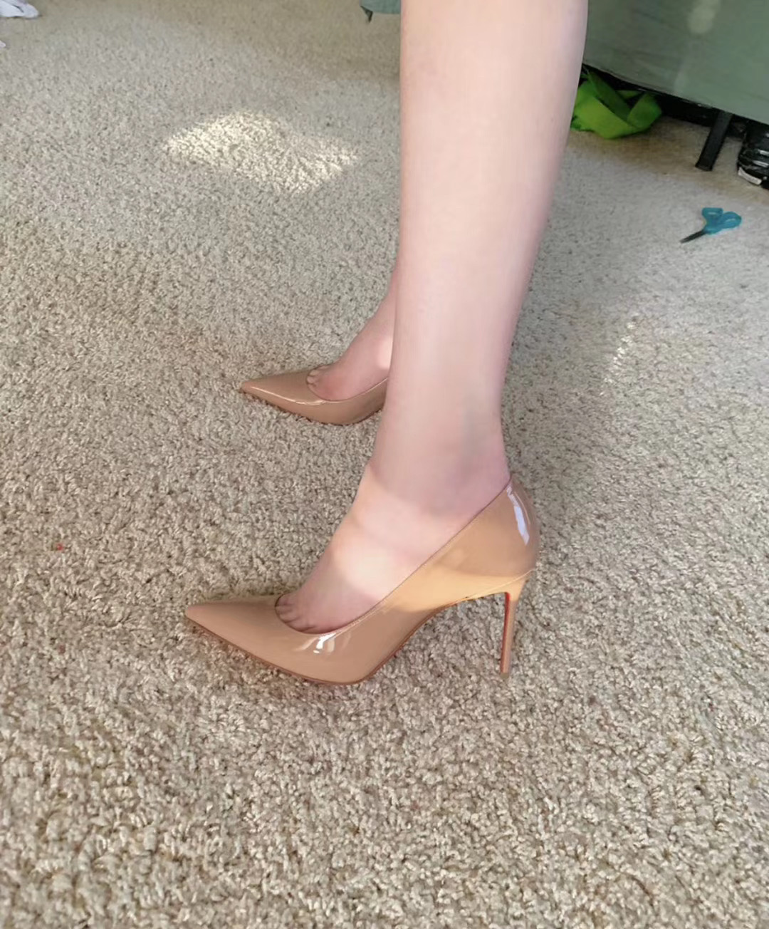 CL Pigalle 85 Nude Patent Leather CL Pigalle 85 Nude Patent Leather