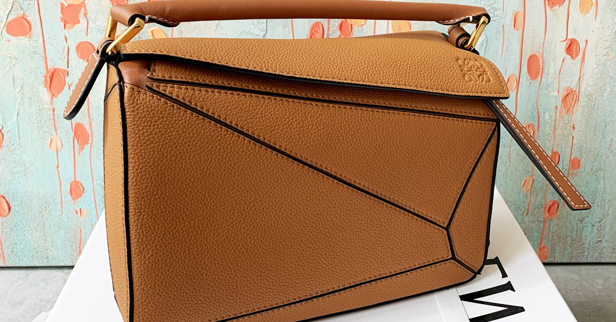 Loewe-Puzzle-Small-Tan-Bag-Review