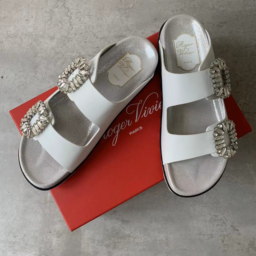 RV Slidy Viv' Strass Buckle Mules
