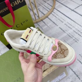 Gucci Screener Sneaker With Crystal