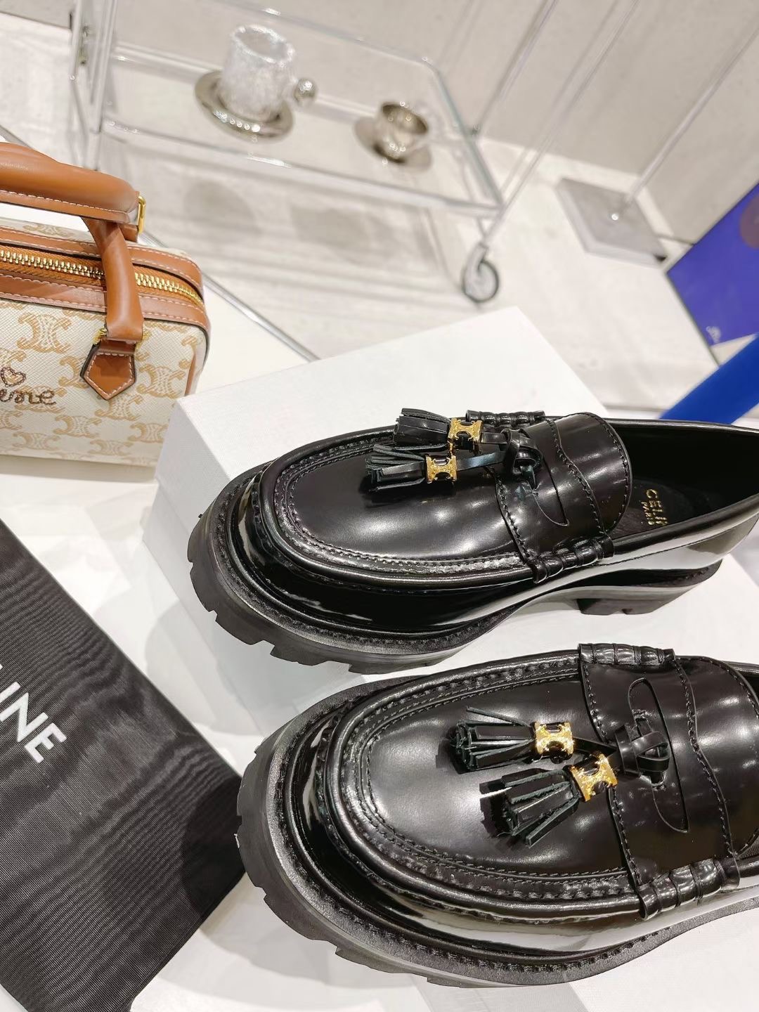 Celine Margaret Loafer With Tassels Celine Margaret Loafer With Tassels