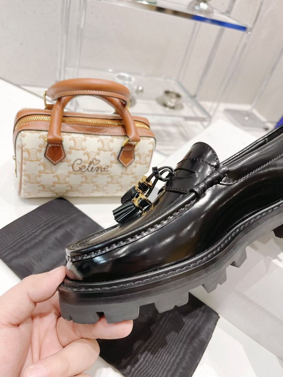 Celine Margaret Loafer With Tassels Celine Margaret Loafer With Tassels