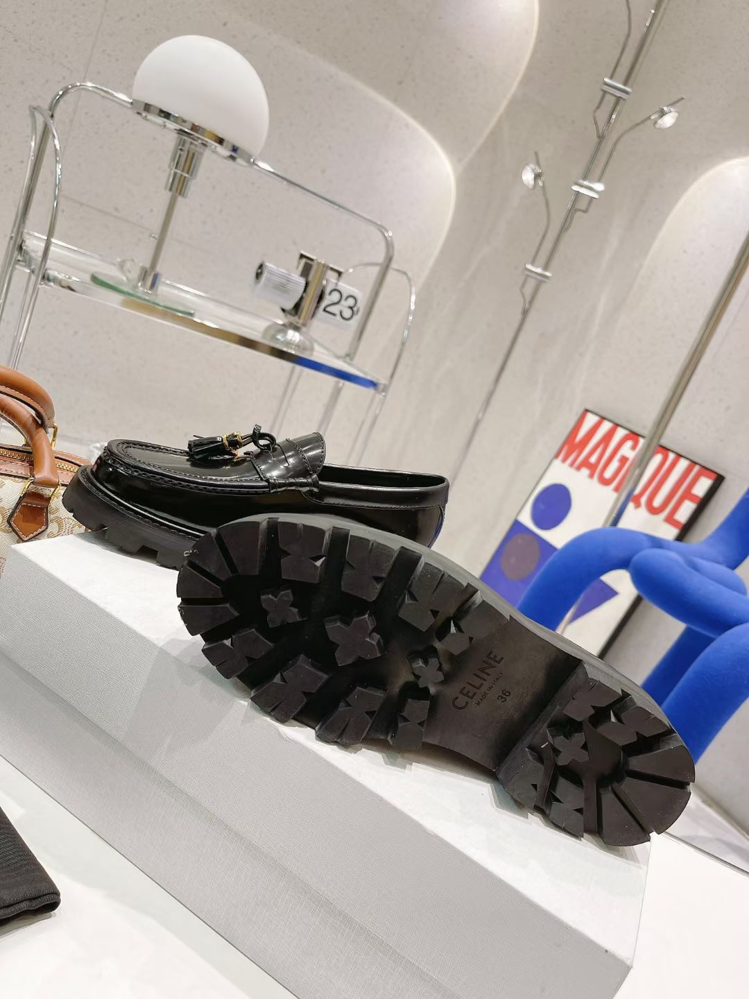 Celine Margaret Loafer With Tassels Celine Margaret Loafer With Tassels