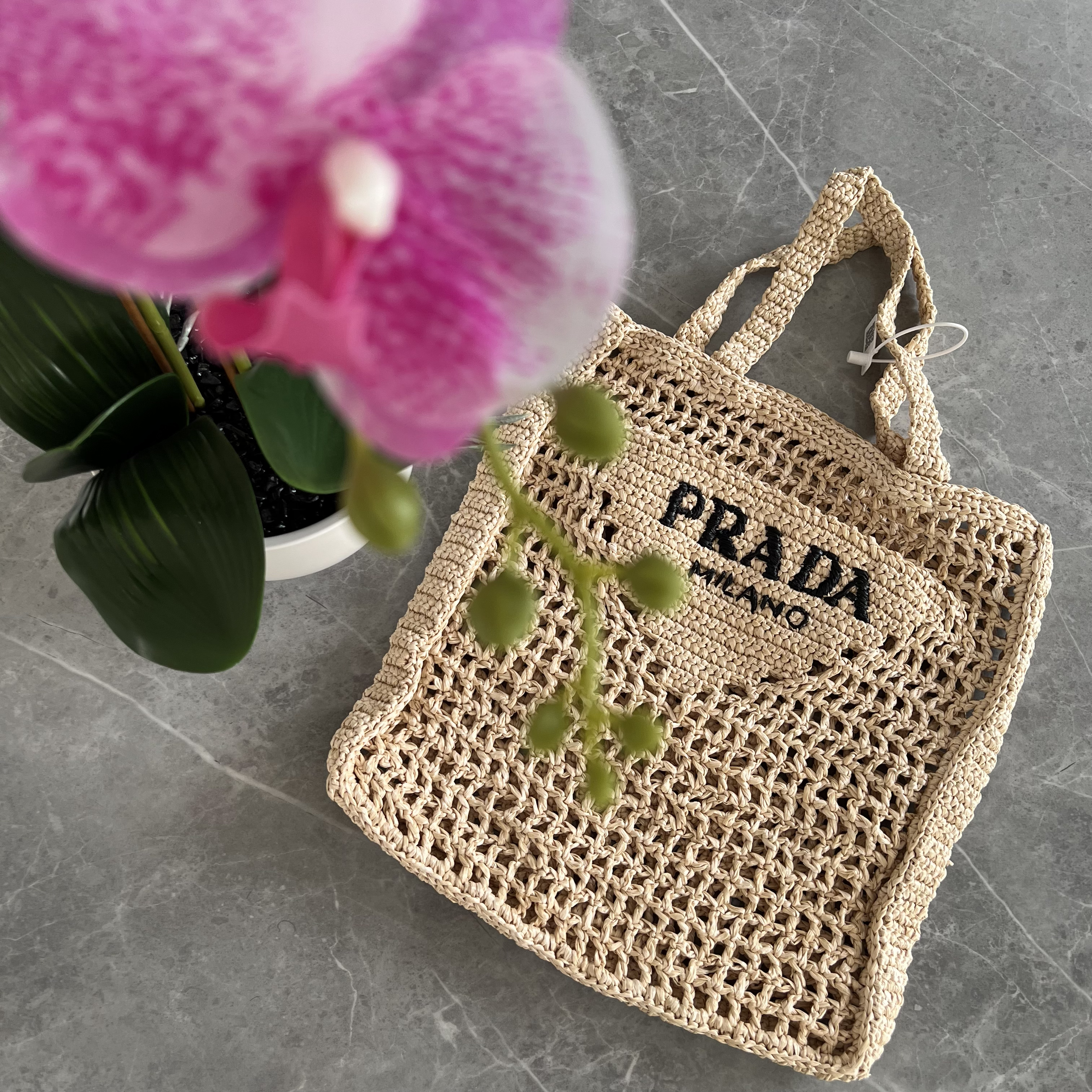 Prada-Raffia-Tote