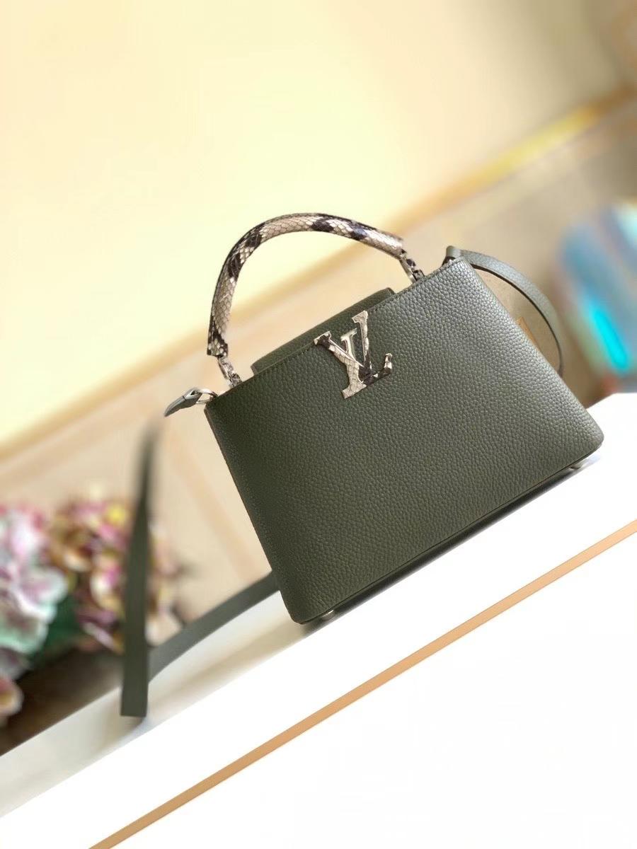 LV Capucines BB Python Handle