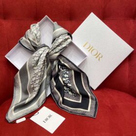 Dior Oblique Diortwin Square Scarf