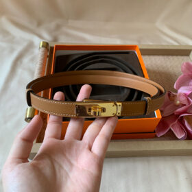 Hermes Kelly Belt Gold