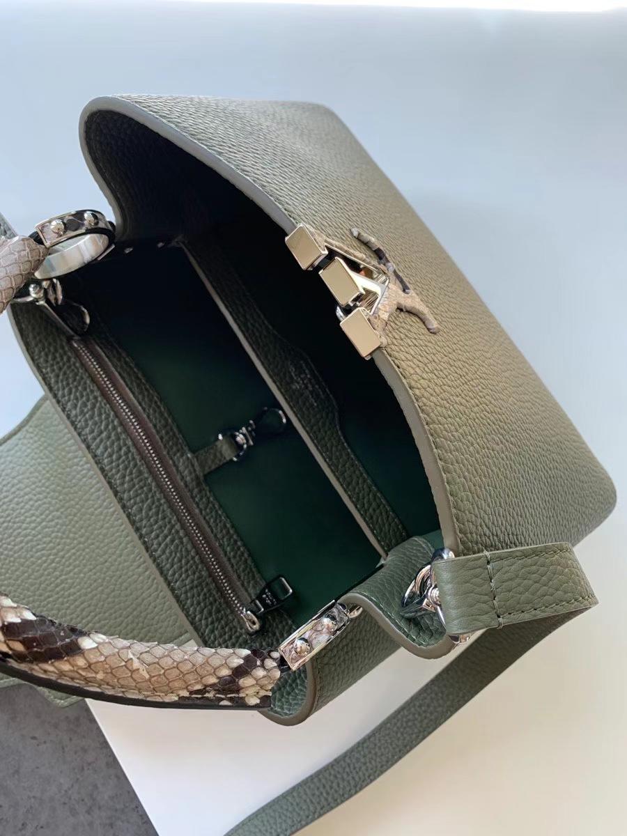 LV Capucines BB Python Handle LV Capucines BB Python Handle