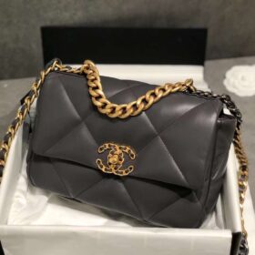 Chanel 19 Flap Bag Dark Grey