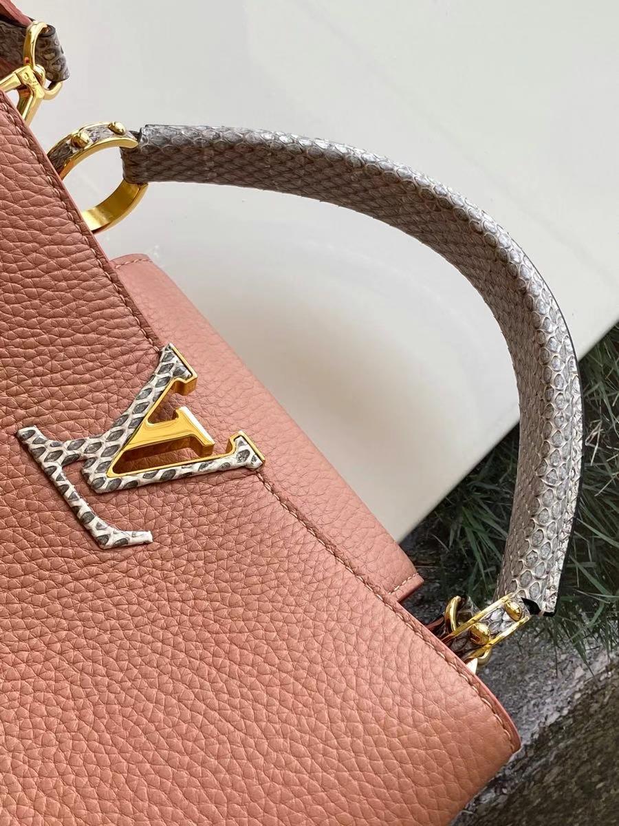 LV Capucines BB Python Handle LV Capucines BB Python Handle
