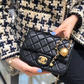 Chanel Mini Flap Bag Pearl Crush