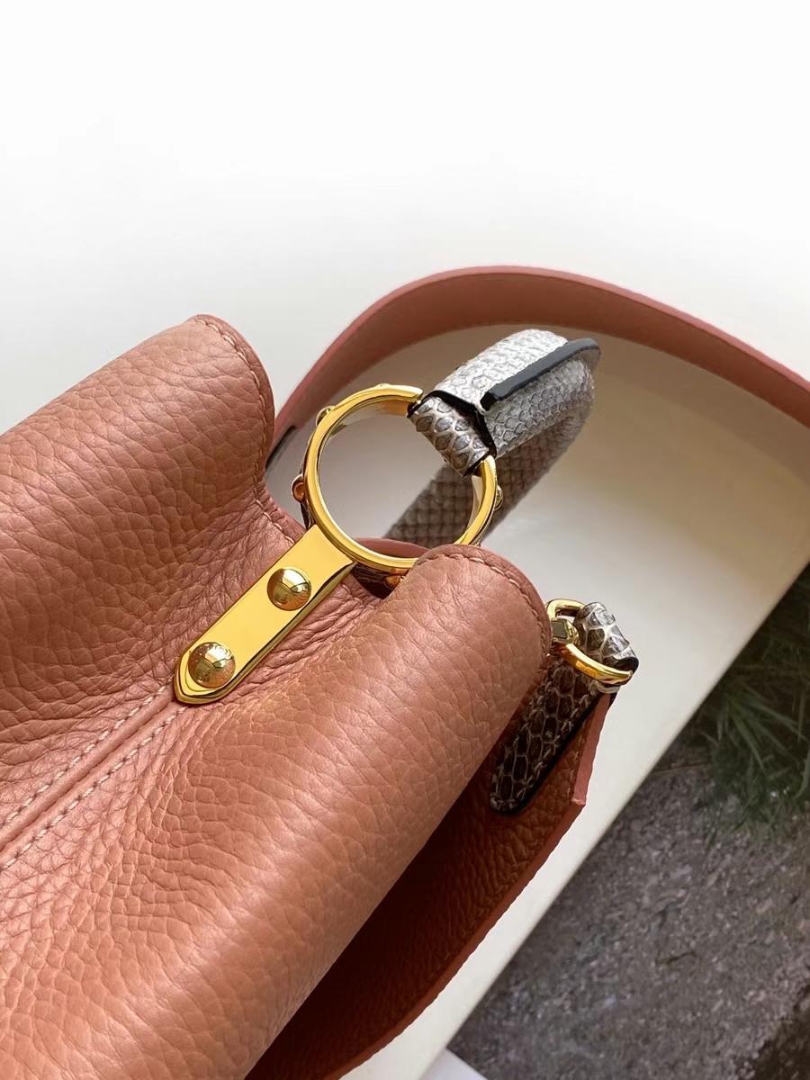 LV Capucines BB Python Handle LV Capucines BB Python Handle