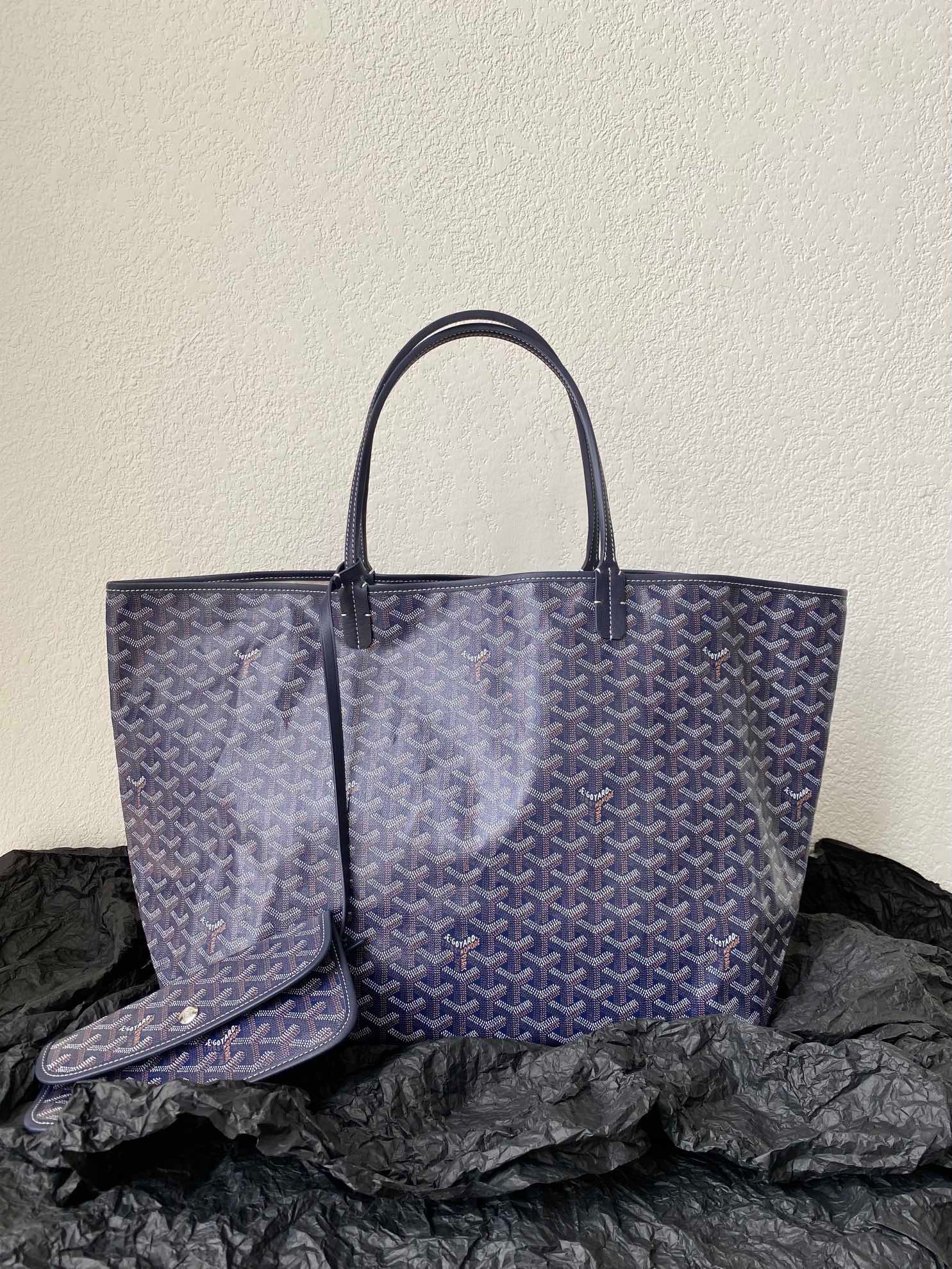 Goyard St. Louis PM Navy Blue