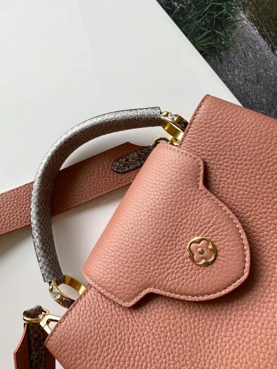 LV Capucines BB Python Handle LV Capucines BB Python Handle