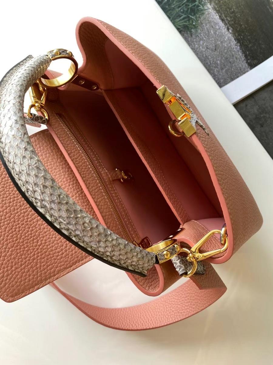LV Capucines BB Python Handle LV Capucines BB Python Handle