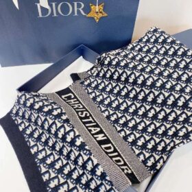 Dior Oblique Scarf Cashmere