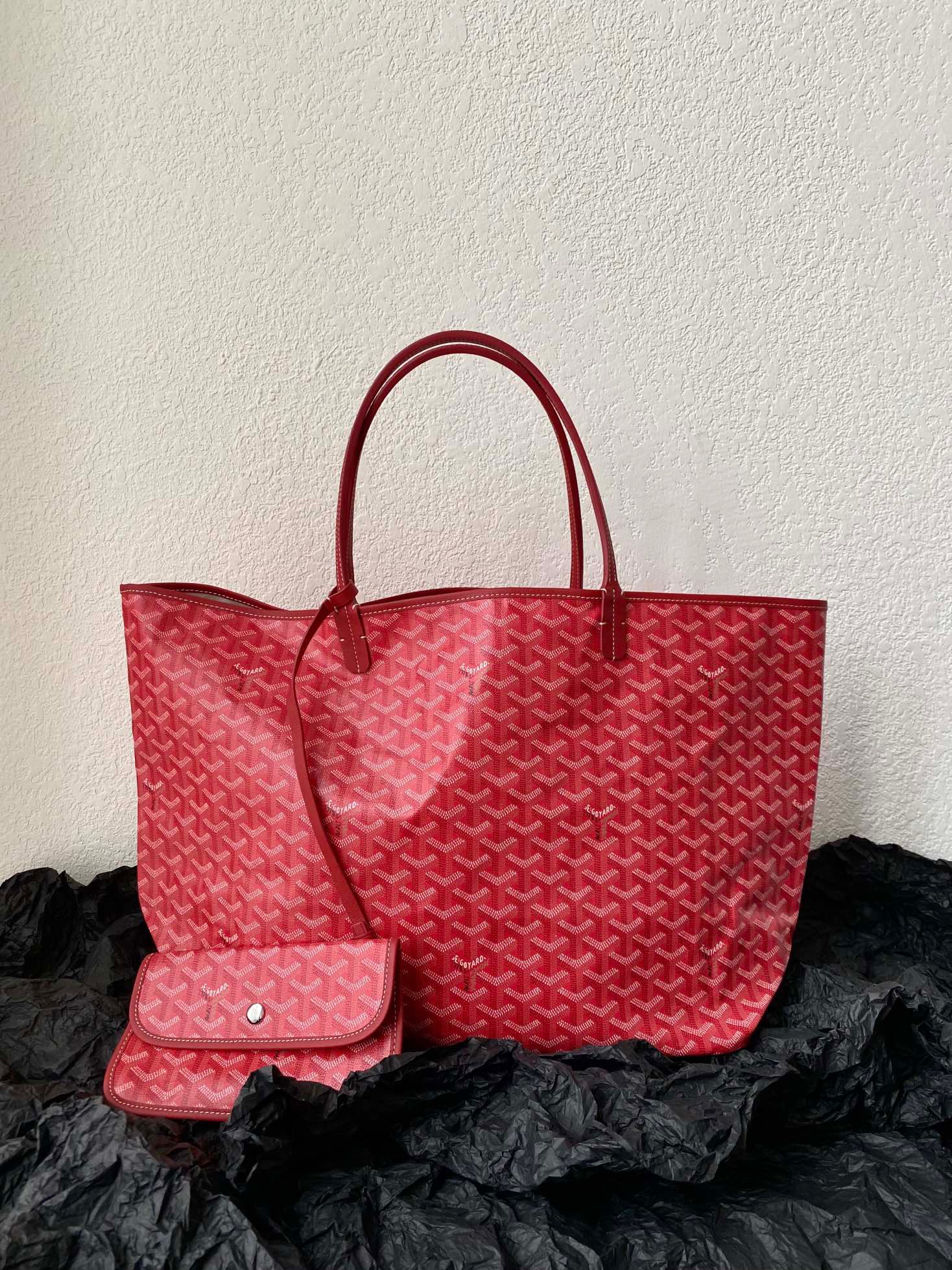 Goyard St Louis GM Red