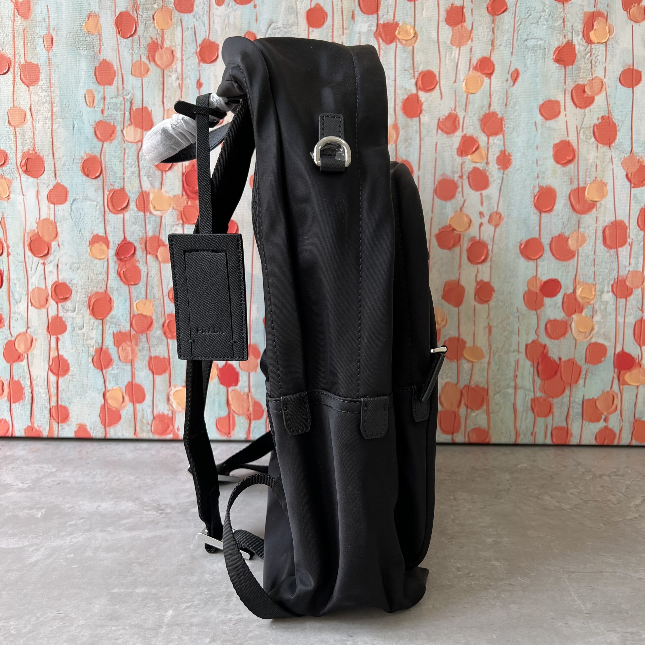 Prada Re-Nylon And Saffiano Leather Backpack Prada Re-Nylon And Saffiano Leather Backpack