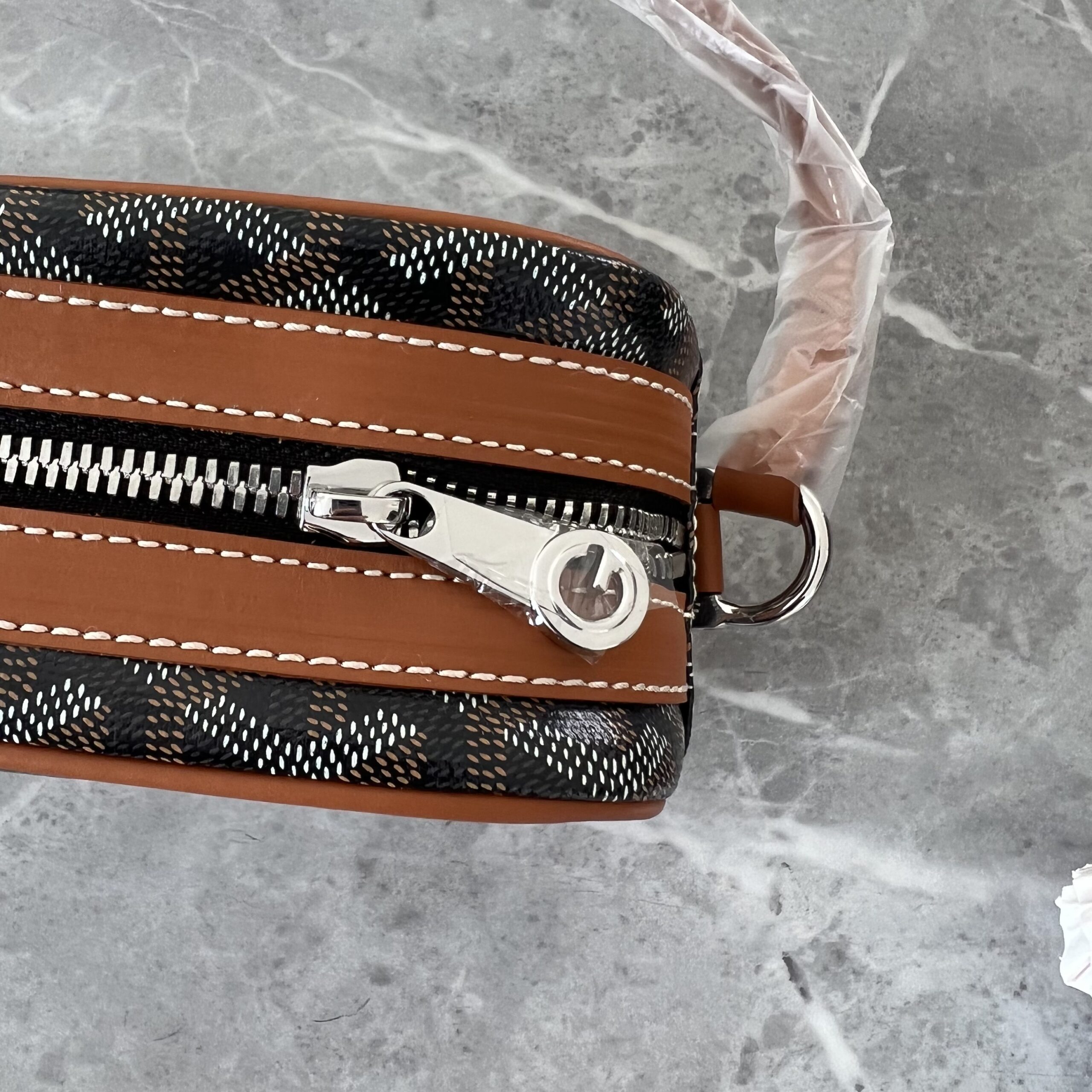 Goyard Camera Bag Black Tan Goyard Camera Bag Black Tan