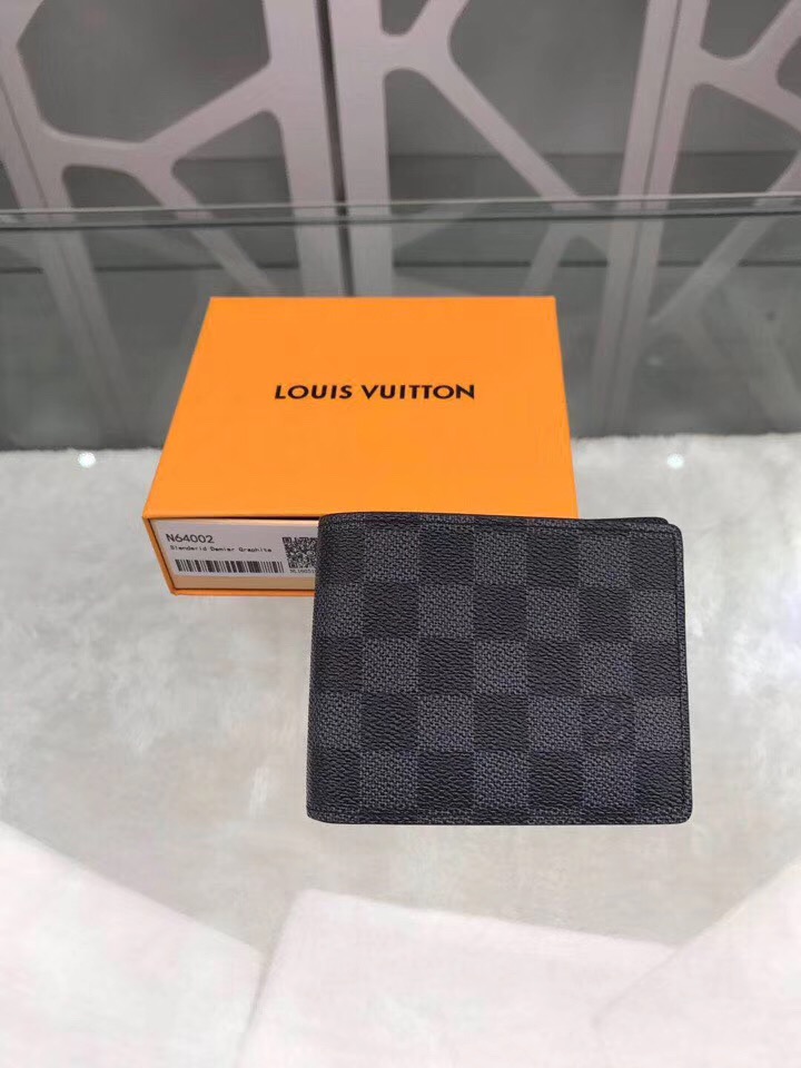 LV Slender ID Wallet Damier Graphite Canvas