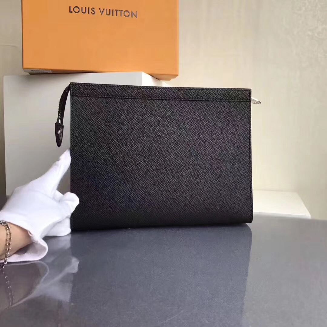 LV Pochette Voyage MM Taiga Leather