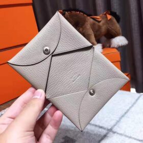Hermes Calvi Card Case Epsom