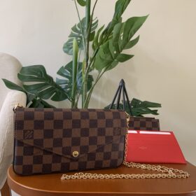Louis Vuitton Pochette Felicie Damier Ebene Louis Vuitton Pochette Felicie Damier Ebene