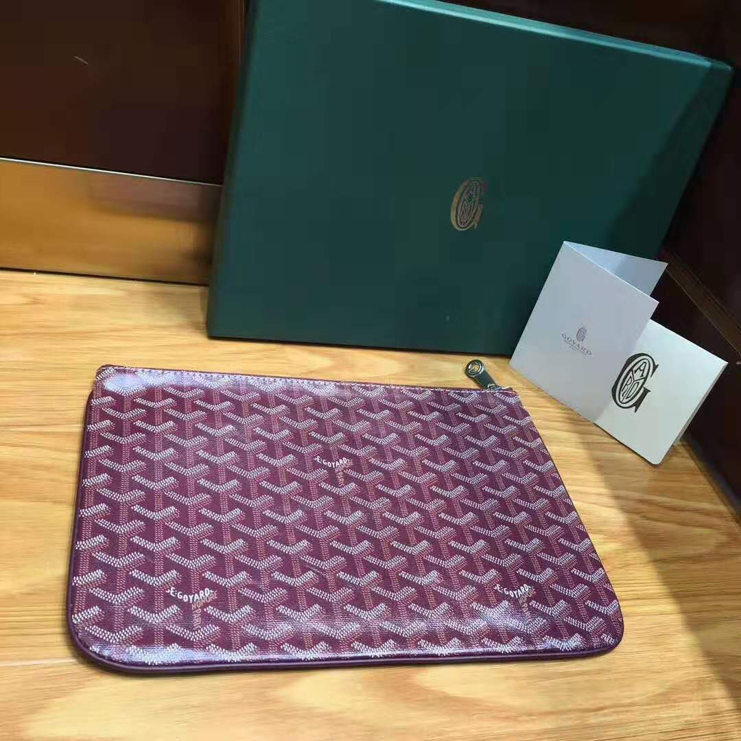 Goyard Senat Pouch MM Maroon Goyard Senat Pouch MM Maroon
