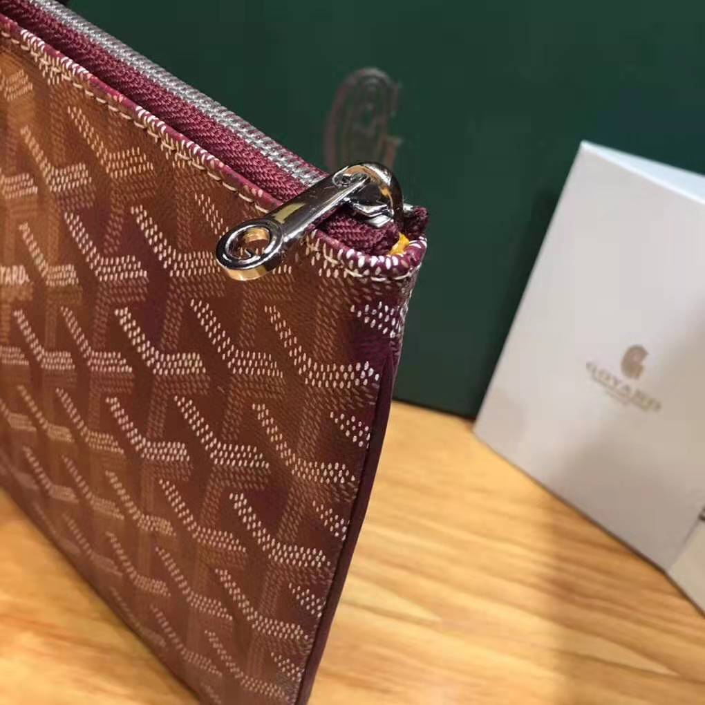 Goyard Senat Pouch PM Maroon Goyard Senat Pouch PM Maroon