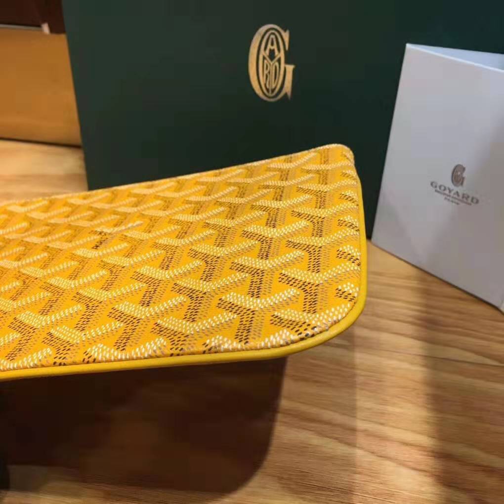 Goyard Senat Pouch PM Yellow Goyard Senat Pouch PM Yellow