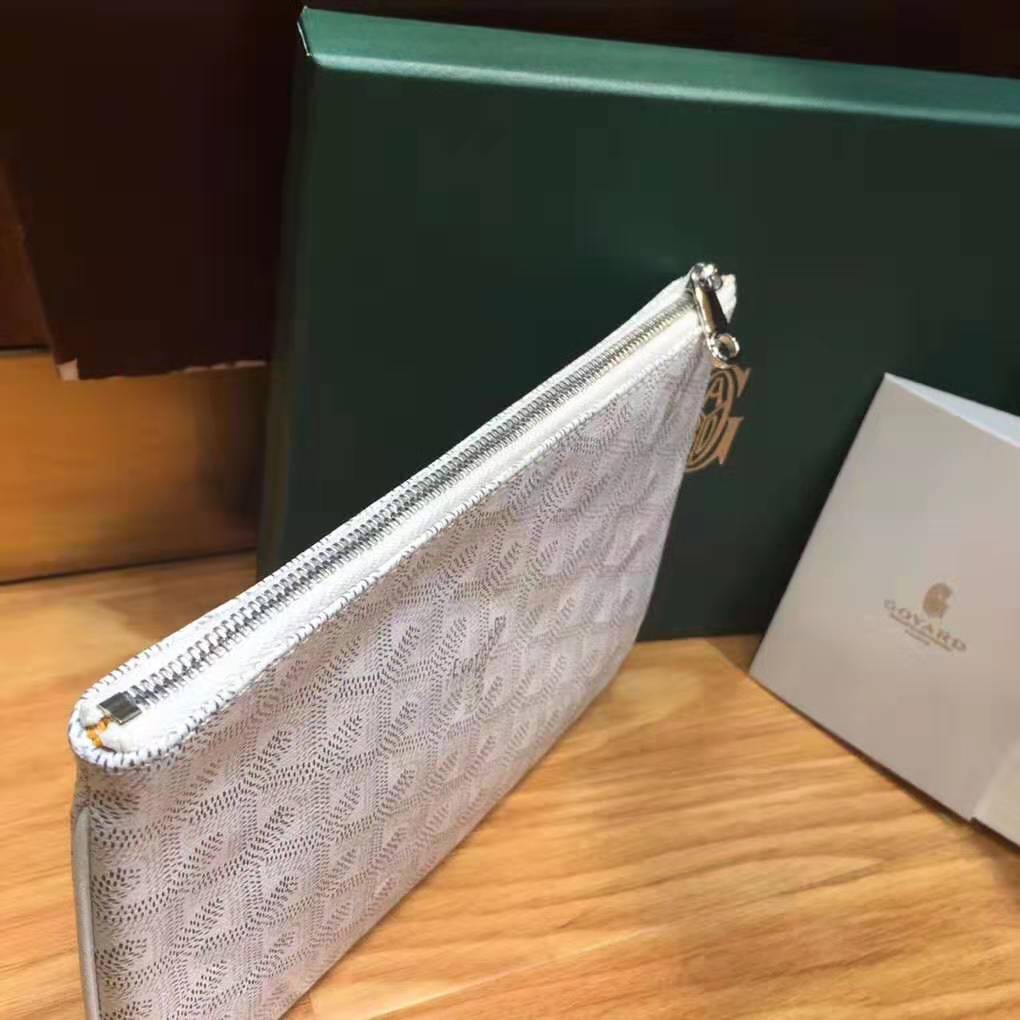 Goyard Senat Pouch PM White Goyard Senat Pouch PM White