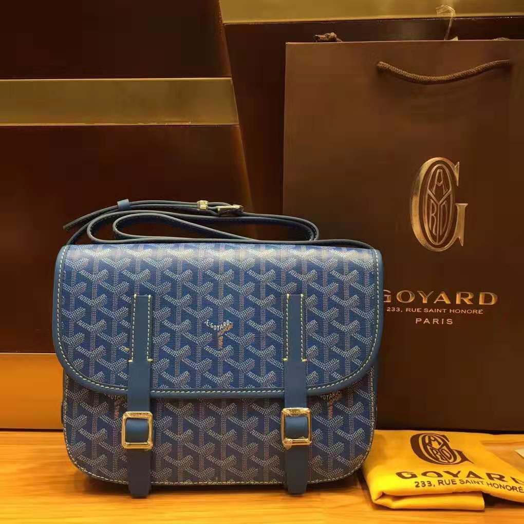 Goyard Belvedere Messenger MM Blue