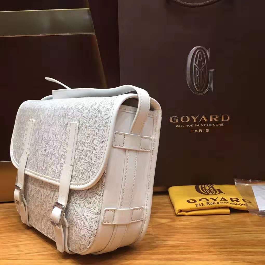 Goyard Belvedere Messenger MM White Goyard Belvedere Messenger MM White