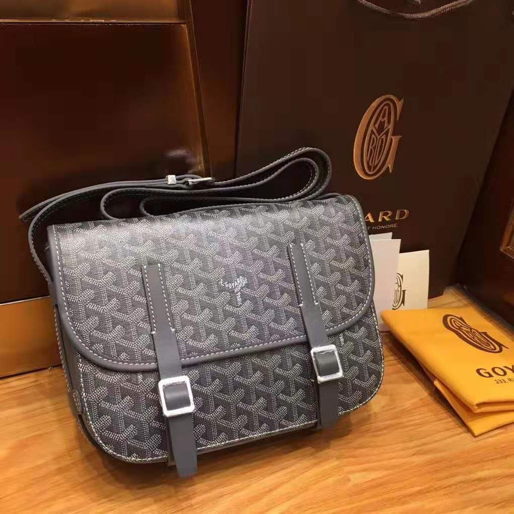 Goyard Belvedere Messenger MM Grey Goyard Belvedere Messenger MM Grey