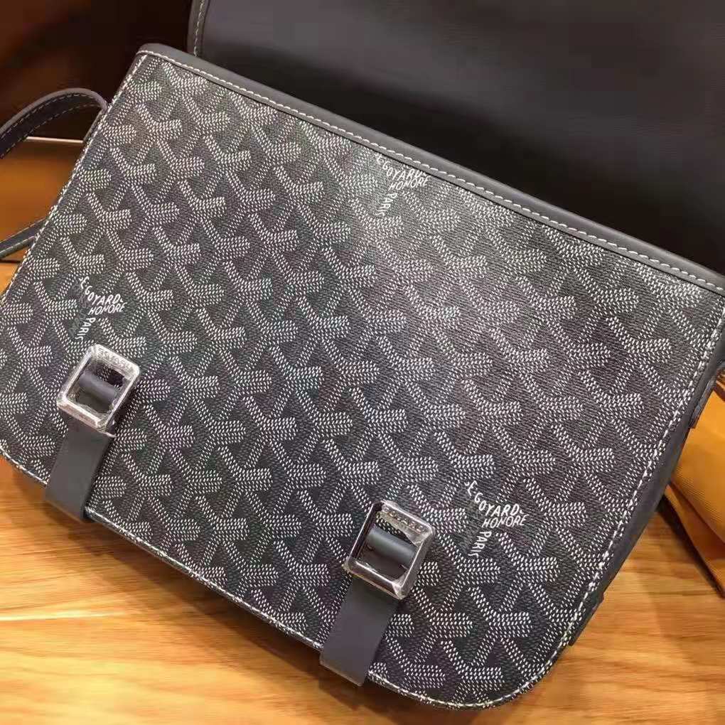 Goyard Belvedere Messenger MM Grey Goyard Belvedere Messenger MM Grey