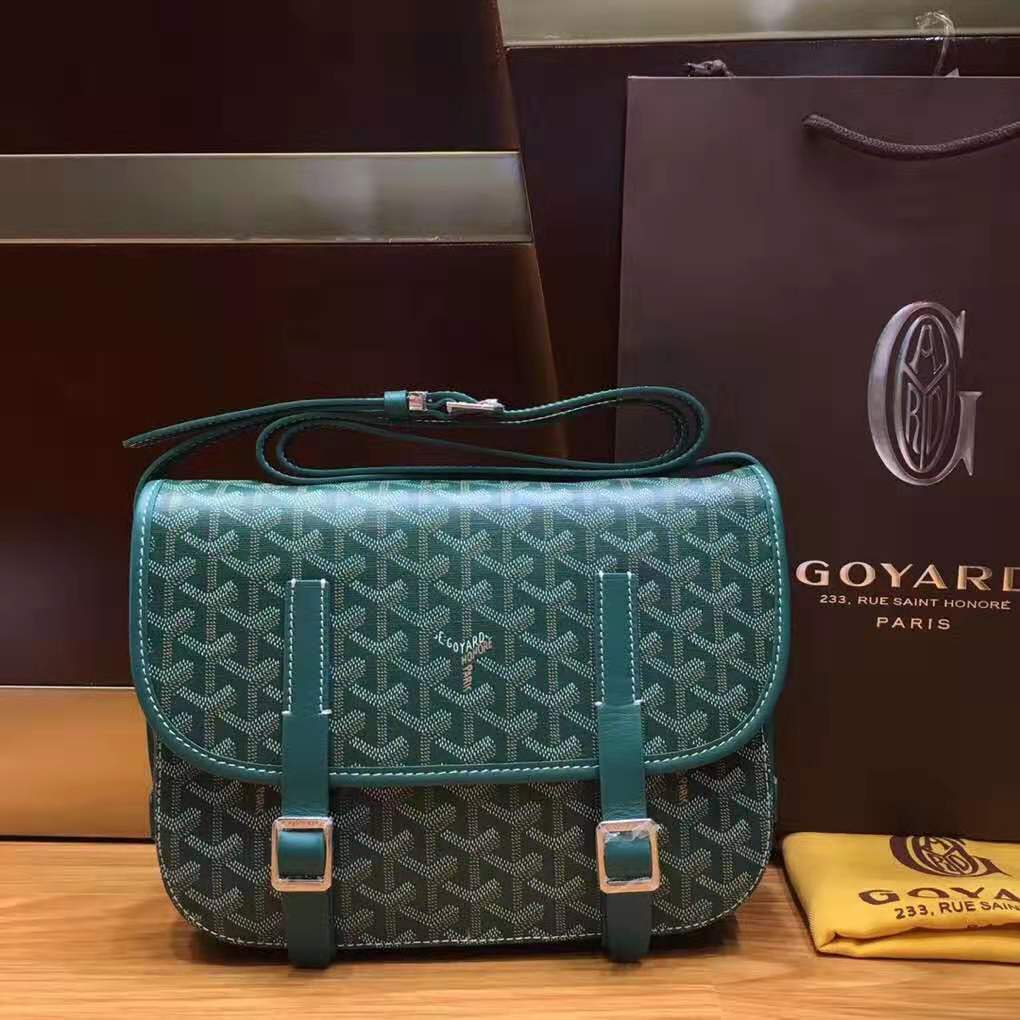 Goyard Belvedere Messenger MM Green