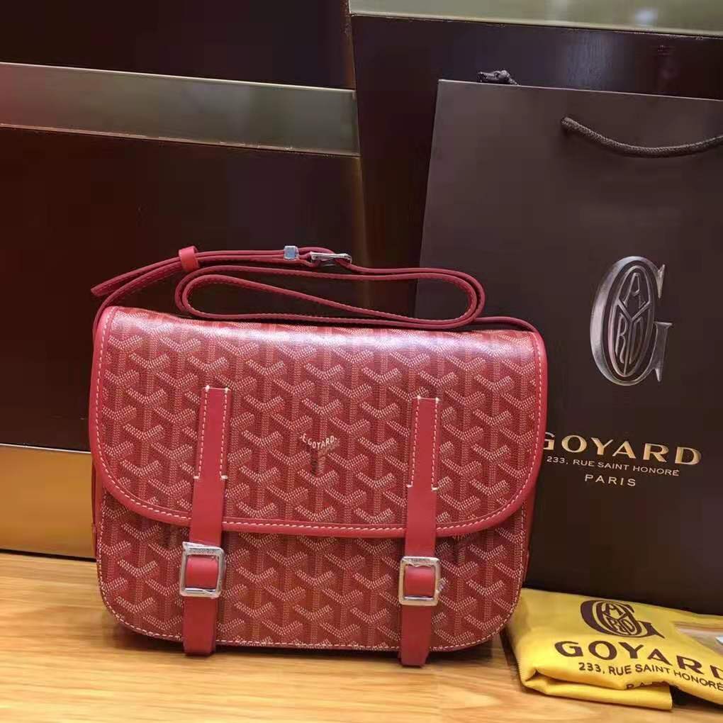Goyard Belvedere Messenger MM Red