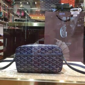 Goyard Camera Bag Navy Blue