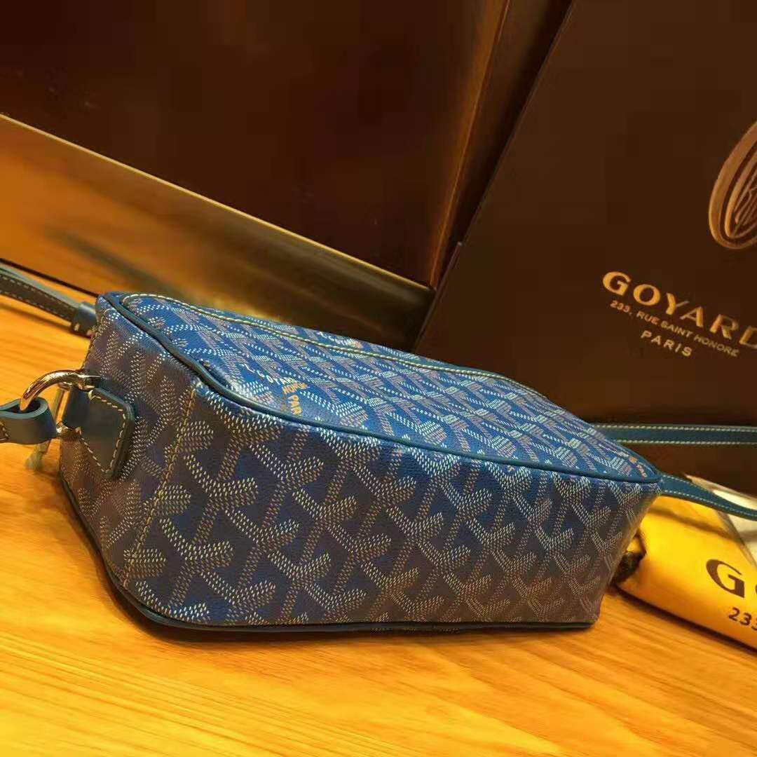 Goyard Camera Bag Blue Goyard Camera Bag Blue