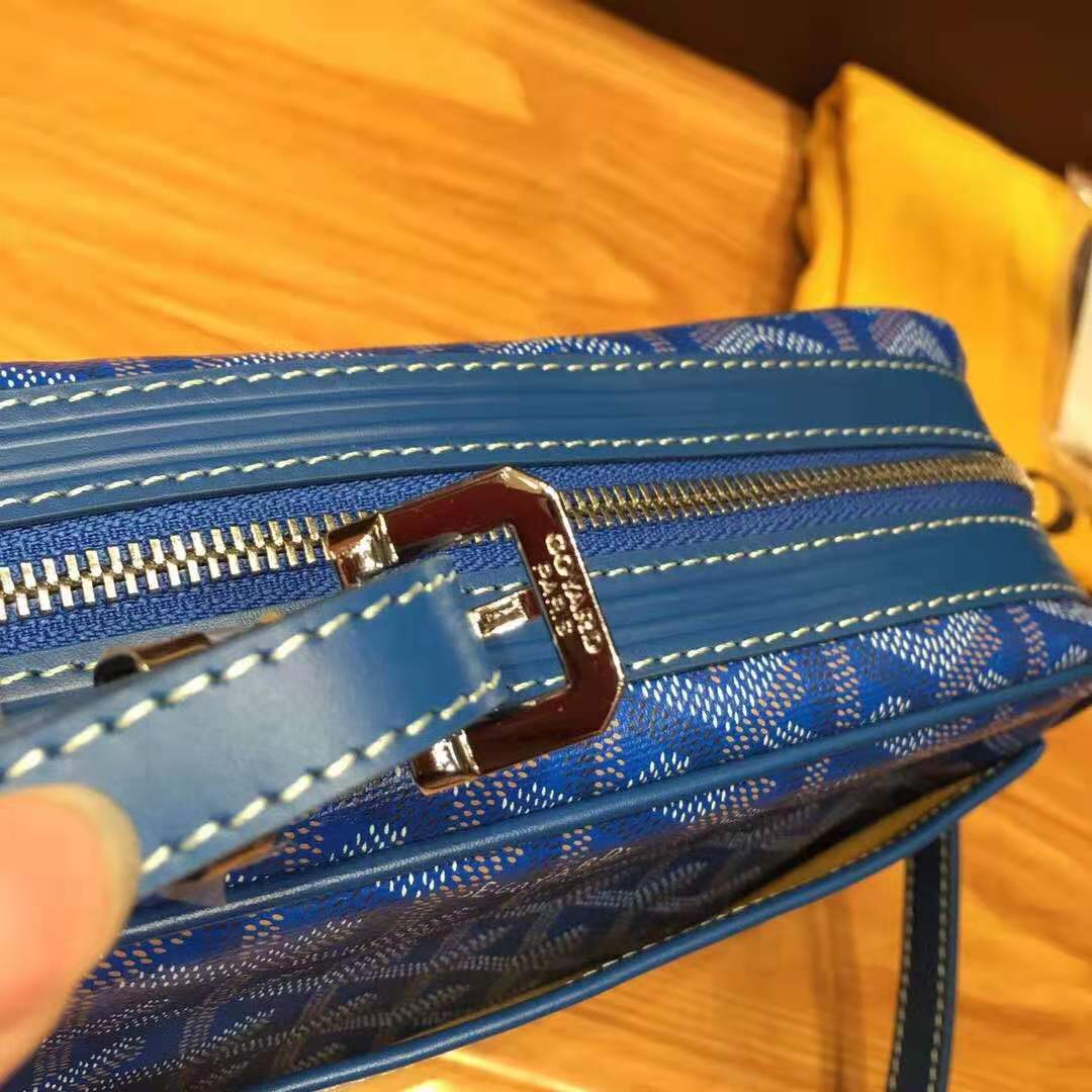 Goyard Camera Bag Blue Goyard Camera Bag Blue