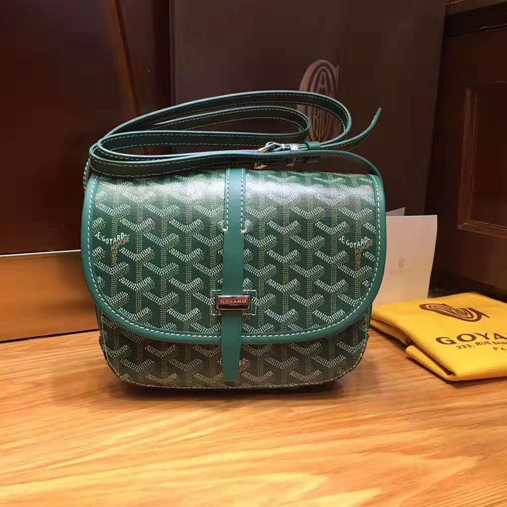 Goyard Belvedere Messenger 2 PM Green