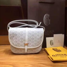Goyard Belvedere Messenger 2 PM White
