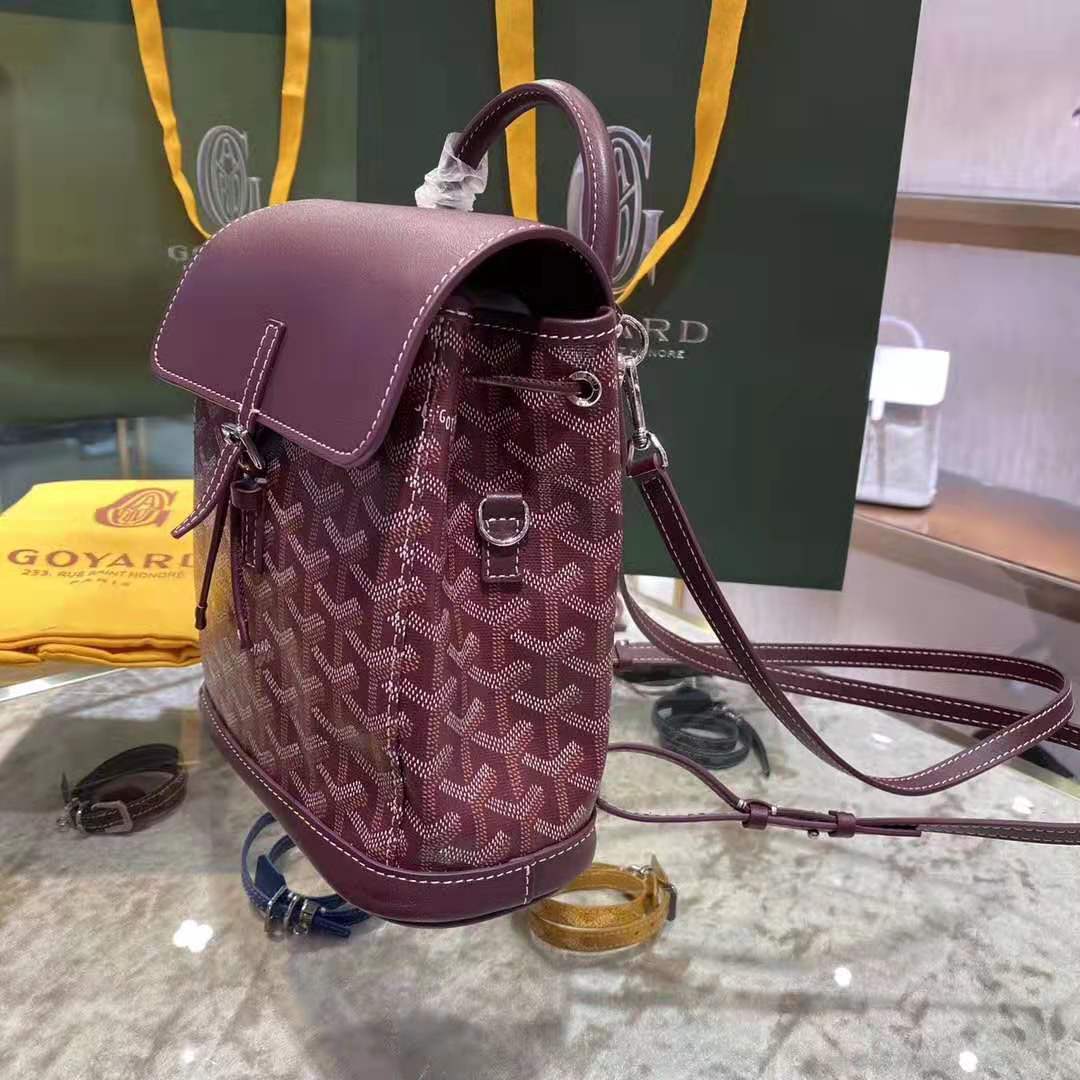 Goyard Alpin Mini Backpack Maroon Goyard Alpin Mini Backpack Maroon
